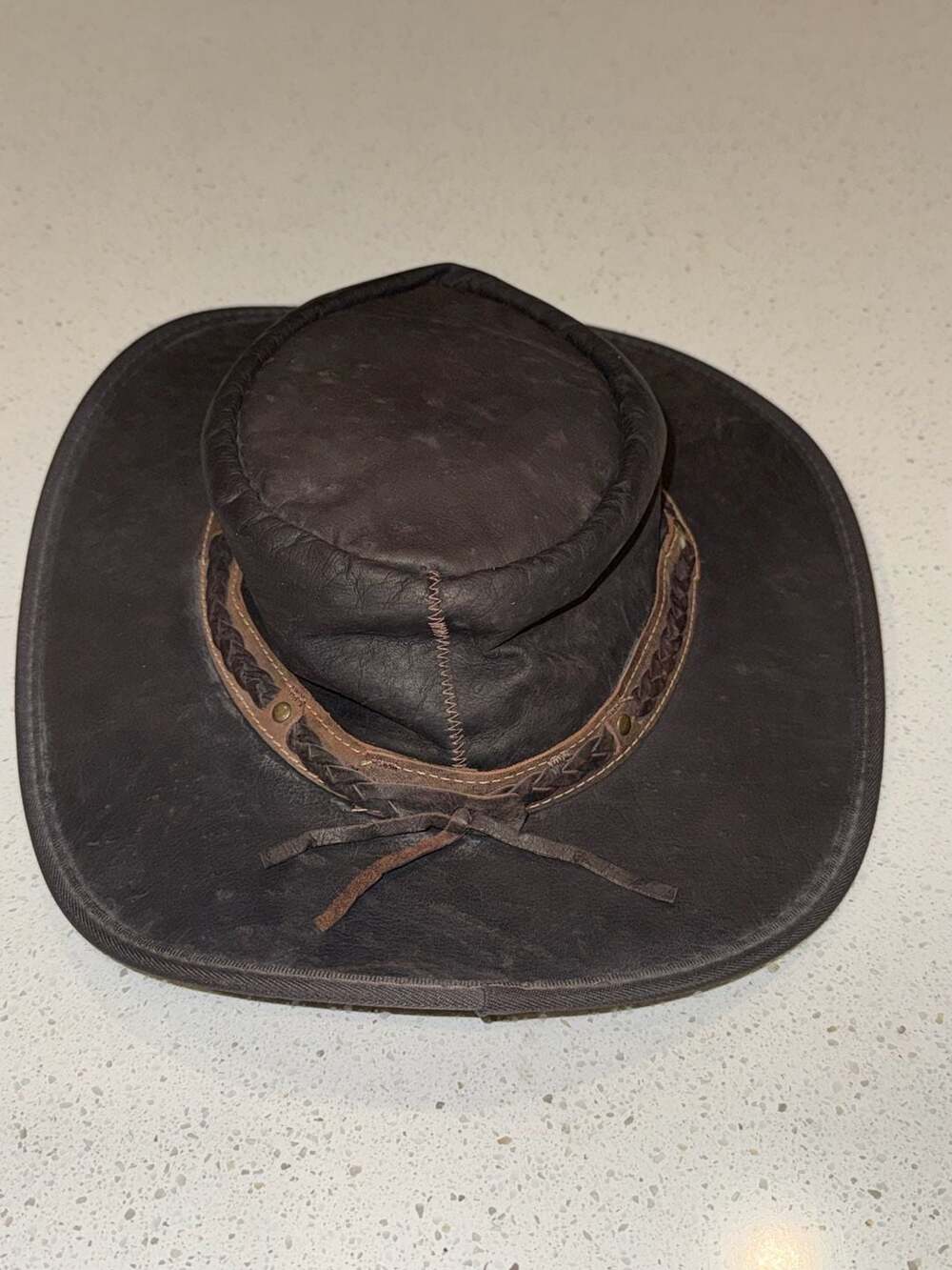 Barmah 1018 Squashy Kangaroo Leather Hat XL